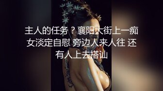 主人的任务？襄阳大街上一痴女淡定自慰 旁边人来人往 还有人上去搭讪