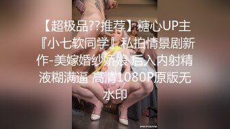 【超极品??推荐】糖心UP主『小七软同学』私拍情景剧新作-美嫁婚纱娇娘 后入内射精液糊满逼 高清1080P原版无水印