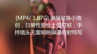 [MP4/ 1.07G] 满身纹身小情侣，日常性爱女上位打桩，手持镜头无套啪啪操逼内射特写