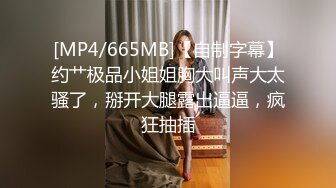 [MP4/665MB]【自制字幕】约艹极品小姐姐胸大叫声大太骚了，掰开大腿露出逼逼，疯狂抽插