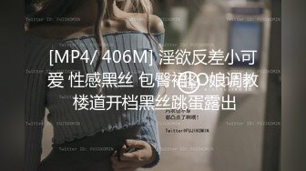 [MP4/ 406M] 淫欲反差小可爱 性感黑丝 包臀裙LO娘调教 楼道开档黑丝跳蛋露出